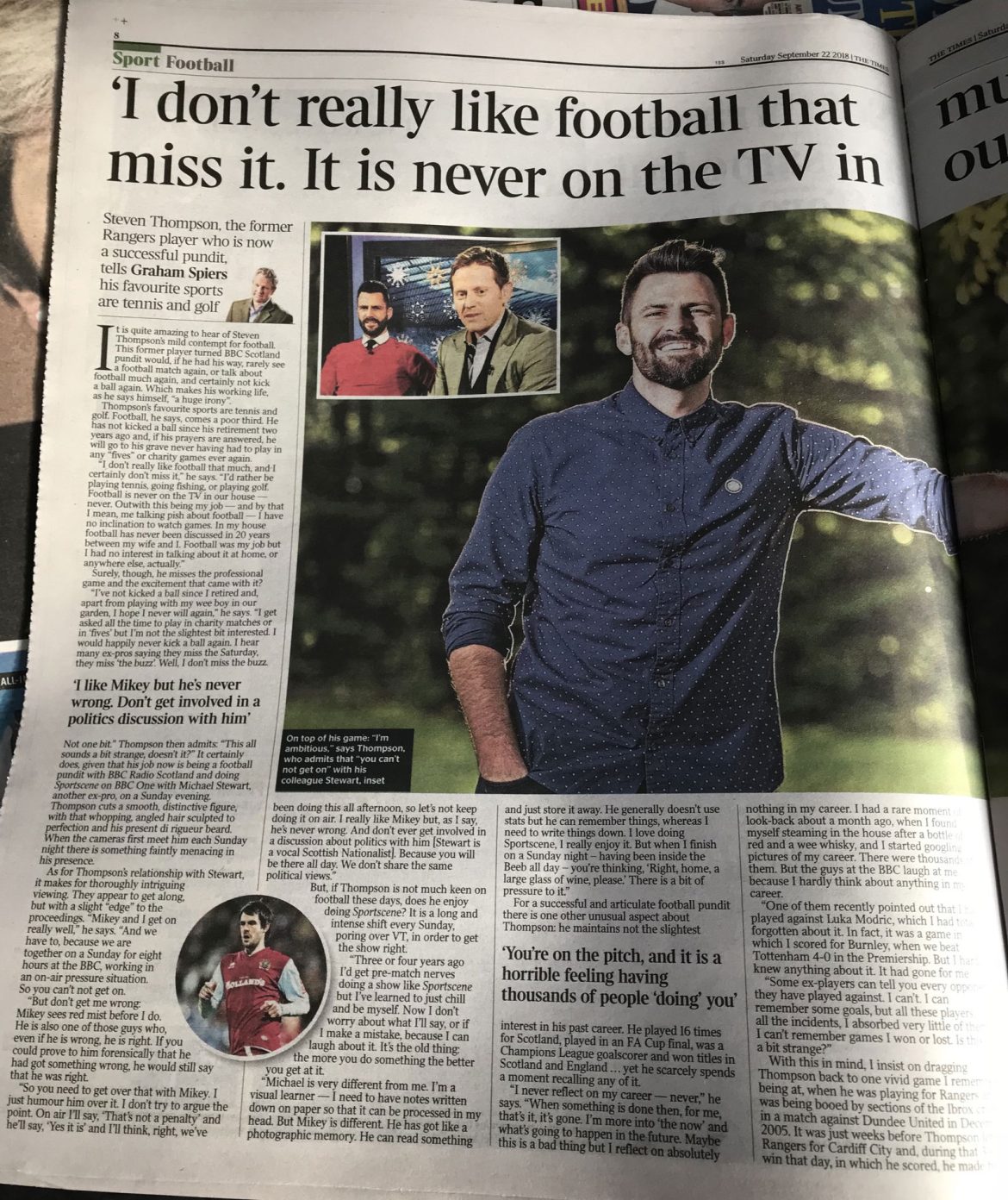 Spiers gets another journalist the sack